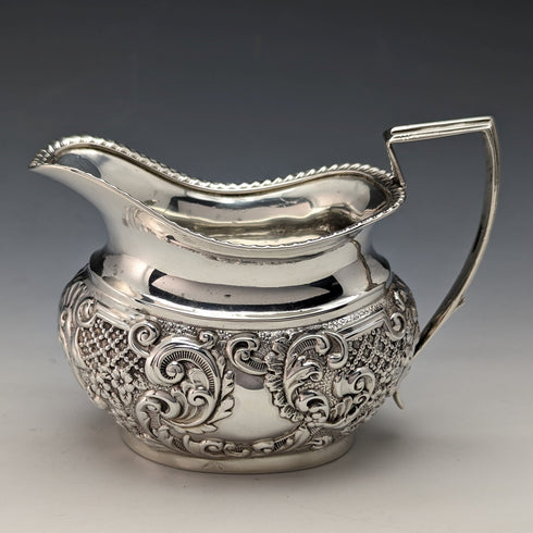 Circa 1898 British Antique Sterling Silver Cream Jug 100g Thomas Hayes