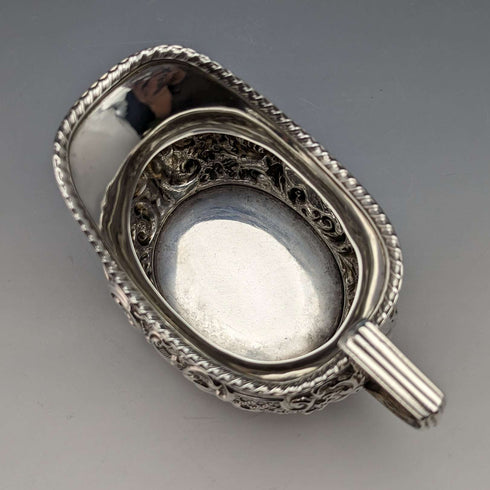 1898年頃 英国アンティーク 純銀製クリームジャグ 100g Thomas Hayes