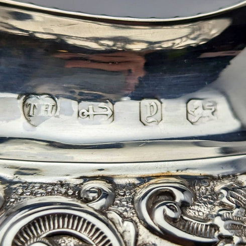 Circa 1898 British Antique Sterling Silver Cream Jug 100g Thomas Hayes