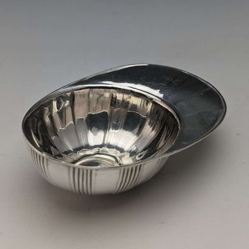 British Antique Silver Plated Jockey Cap Tea Caddy Spoon