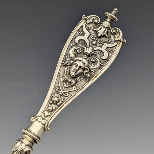 Circa 1900 Made in Germany Continental Silver Table Fork & Spoon