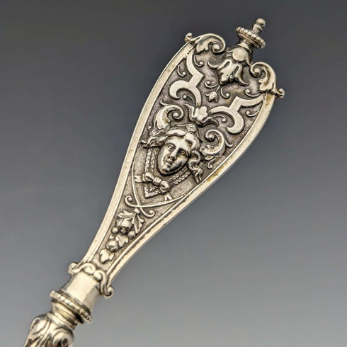 1900年頃 ドイツ製 コンチネンタルシルバー テーブルフォーク&スプーン