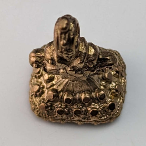 British Antique Gold Plated Sealing Stamp Fob