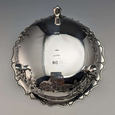 1880 British Antique Sterling Silver Stem Bowl 113g Robert Harper