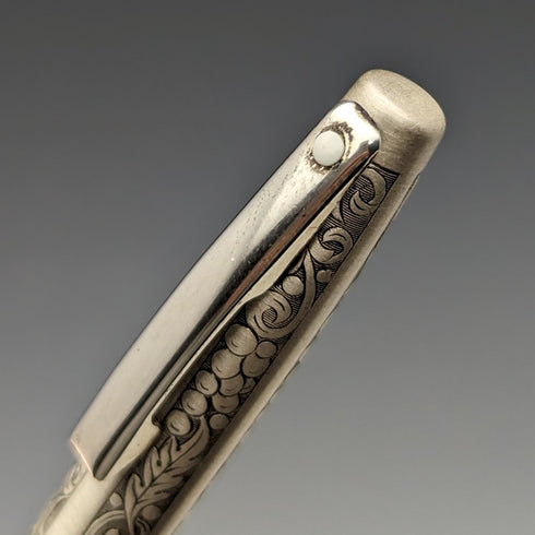 米国ヴィンテージ シェーファー 純銀製 推進式ペンシル 替芯付 ケース入