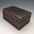 British Antique Leather Covered Pocket Watch & Jewelry Box Accessory Case