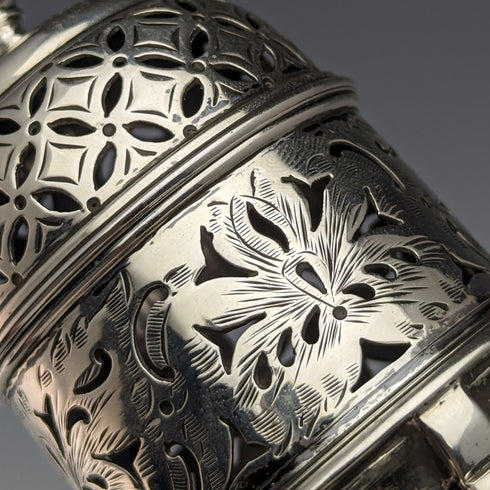 1915 British Antique Sterling Silver Sugar Caster 233g George Nathan & Ridley Hayes