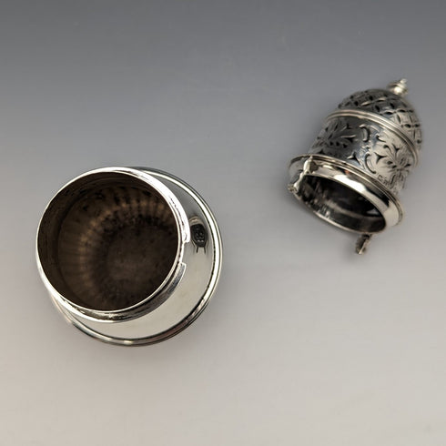 1915 British Antique Sterling Silver Sugar Caster 233g George Nathan & Ridley Hayes