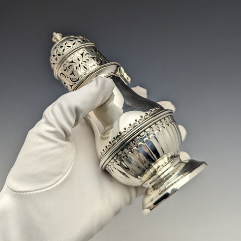 1915 British Antique Sterling Silver Sugar Caster 233g George Nathan & Ridley Hayes