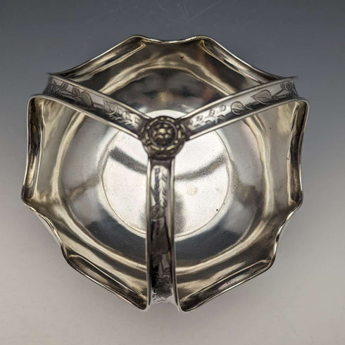 1880年頃 英国アンティーク シルバープレート製バスケット Henry Atkin Brothers