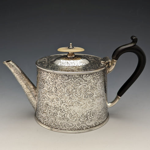 British Antique Silver Plated Bachelor Teapot Joseph Rodgers & Sons