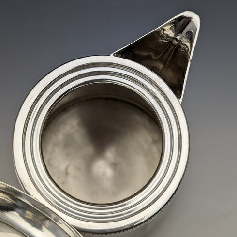 19世紀後半 英国アンティーク シルバープレート製 ウォータージャグ William Marples