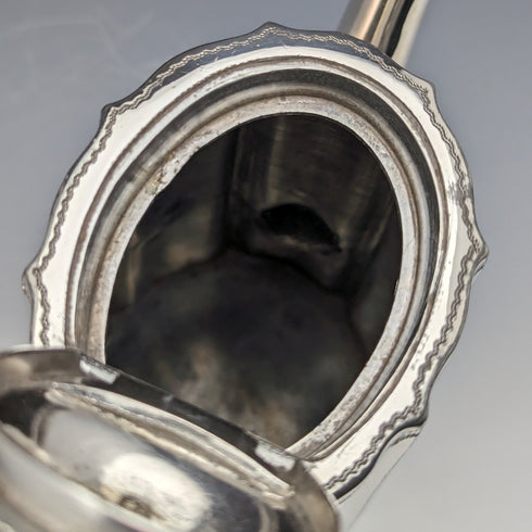 1890年頃 英国アンティーク シルバープレート製 コーヒーポット Benjamin Grayson