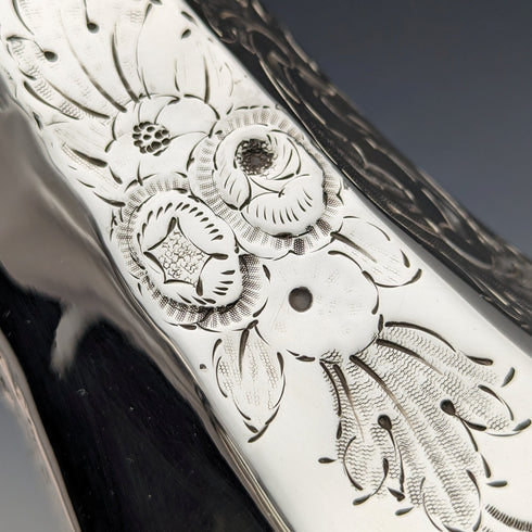 British Antique Victorian Style Silver Plated Coffee Set