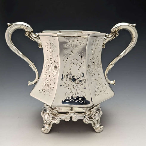 British Antique Victorian Style Silver Plated Coffee Set