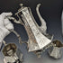 British Antique Victorian Style Silver Plated Coffee Set
