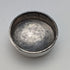 Late 19th century British antique cut glass jar with silver plated lid