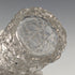 Late 19th century British antique cut glass jar with silver plated lid