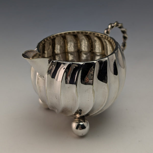 Late Victorian British Antique Silver Plated Cream Jug