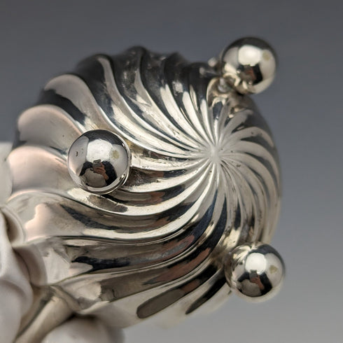 ビクトリアン後期 英国アンティーク シルバープレート製クリームジャグ