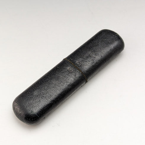 1893年 英国アンティーク 白蝶貝ハンドル 純銀ブレード ペンナイフ ケース入 Arthur Worral Staniforth