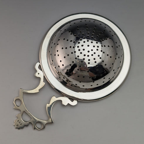 米国ヴィンテージ 純銀製 ティーストレーナー 32g