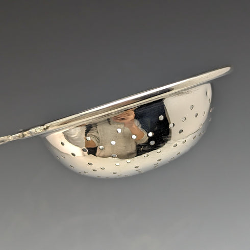 米国ヴィンテージ 純銀製 ティーストレーナー 32g