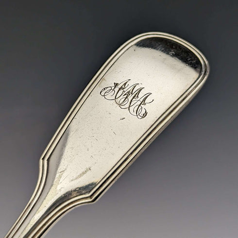 19世紀後半 英国アンティーク シルバープレート製 フィッシュサーバーセット Mappin&Webb
