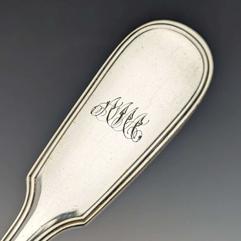 19世紀後半 英国アンティーク シルバープレート製 フィッシュサーバーセット Mappin&Webb