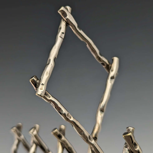 British Vintage Silver Plated Twig Style Toast Rack