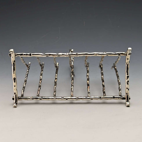 British Vintage Silver Plated Twig Style Toast Rack