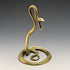 Vintage Snake Shape Brass Pocket Watch Holder Display Stand Height 13cm