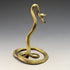 Vintage Snake Shape Brass Pocket Watch Holder Display Stand Height 13cm