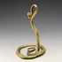 Vintage Snake Shape Brass Pocket Watch Holder Display Stand Height 13cm