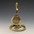 Vintage Snake Shape Brass Pocket Watch Holder Display Stand Height 13cm