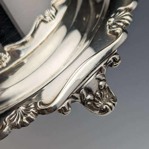 1910 British Antique Silver Plated Jam Barrel Atkin Brothers