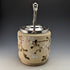 British Antique Pottery & Silver Plate Biscuit Barrel TAYLOR TUNICLIFFE