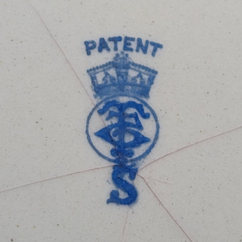 British Antique Pottery & Silver Plate Biscuit Barrel TAYLOR TUNICLIFFE