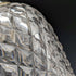 1912年 英国アンティーク カットガラス ビスケットバレル 純銀蓋 Goldsmiths & Silversmiths