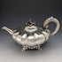 1847 British Antique Sterling Silver Melon-shaped Teapot 696g Charles&George
