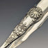 British Antique Silver Plated Queen's Pattern Sugar Tongs Martin Hall