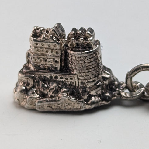 British vintage sterling silver charm bracelet 19g