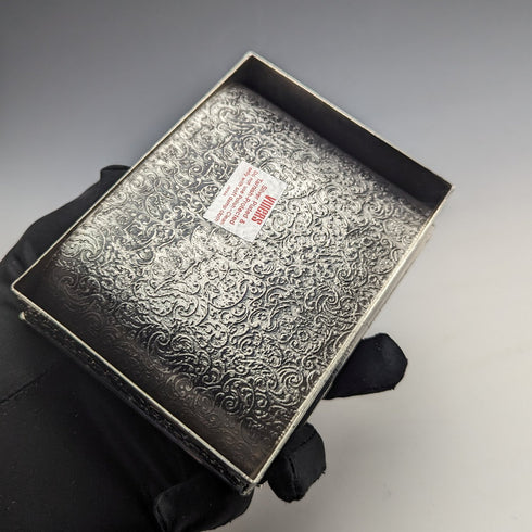 英国ヴィンテージ シルバープレート製 ジュエリーボックス 小物入れ Viners