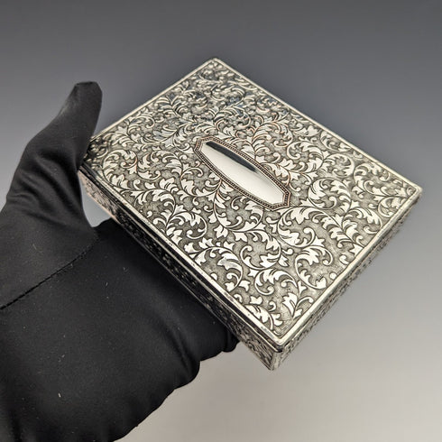 英国ヴィンテージ シルバープレート製 ジュエリーボックス 小物入れ Viners