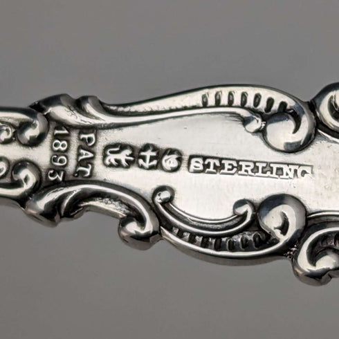 1905年頃 米国アンティーク 純銀製ティースプーン6本セット 150g GORHAM