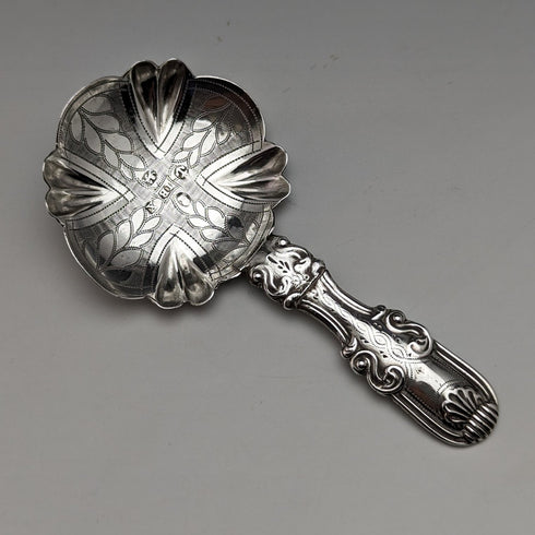 1821 British Antique Sterling Silver Tea Caddy Spoon John Bettridge