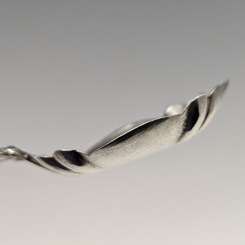 1821 British Antique Sterling Silver Tea Caddy Spoon John Bettridge