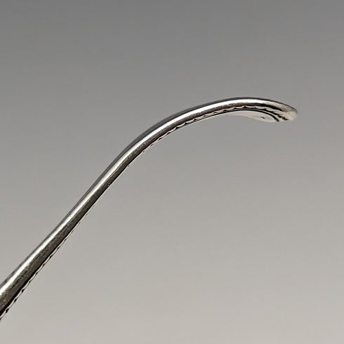 1874 British Antique Sterling Silver Tea Caddy Spoon GEORGE WILLIAM ADAMS