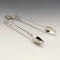 1871 British Antique Sterling Silver Sugar Tongs 41g Scotland R Stewart