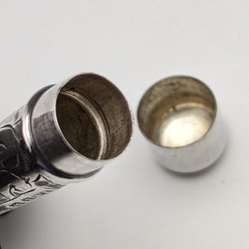 1913年 英国アンティーク 純銀ニードルケース FRANCIS WEBB